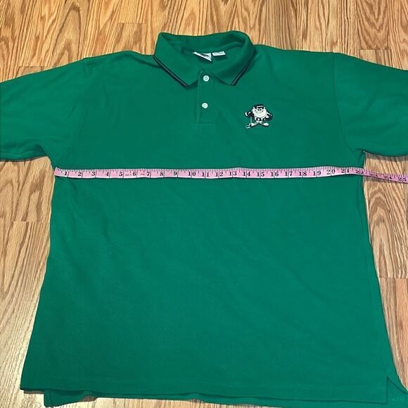 Vintage Looney Tunes Classic GOLF Polo, Taz, Tazmanian Devil, green, XL - Picture 4 of 6